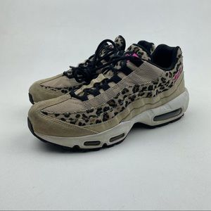 Nike Air Max 95 PRM CD0180-200 Leopard Shoes Sz 9